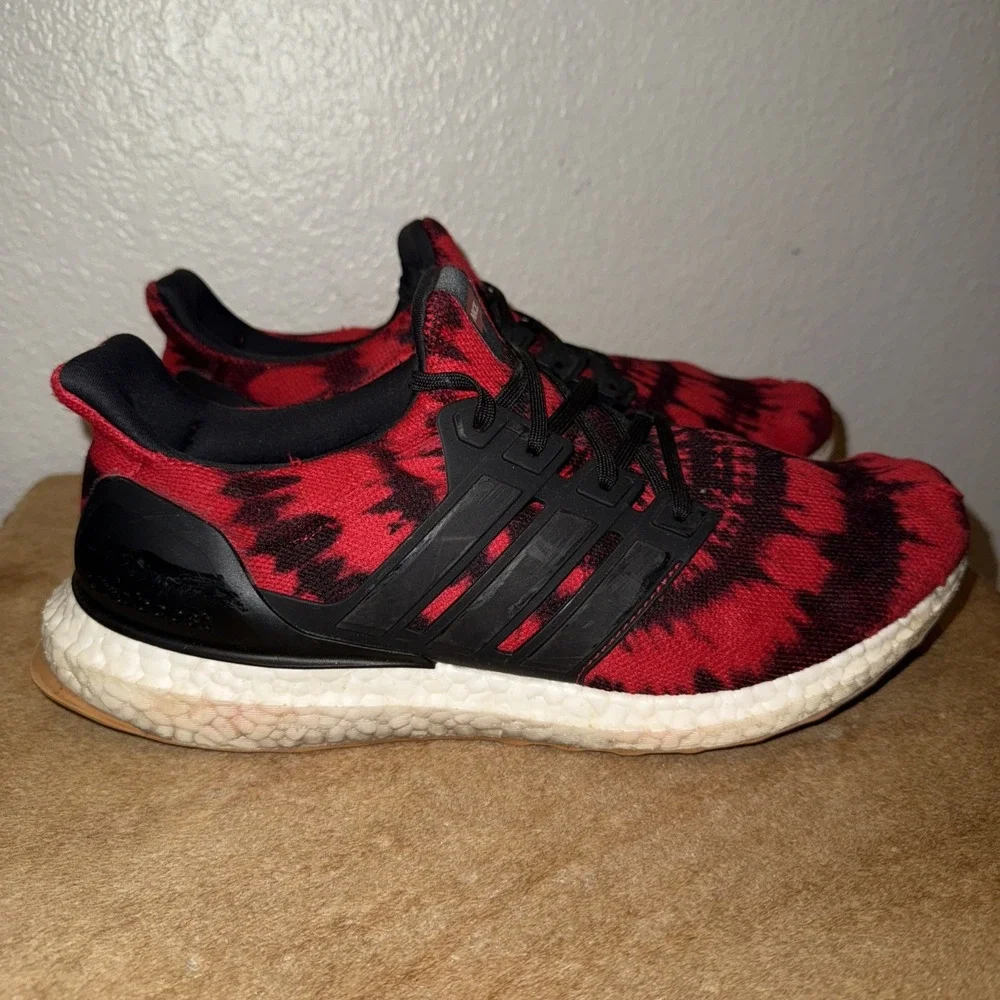 Adidas Ultra Boost X Nice‎ Kicks No Vacant Sneakers Red, Black Size 9